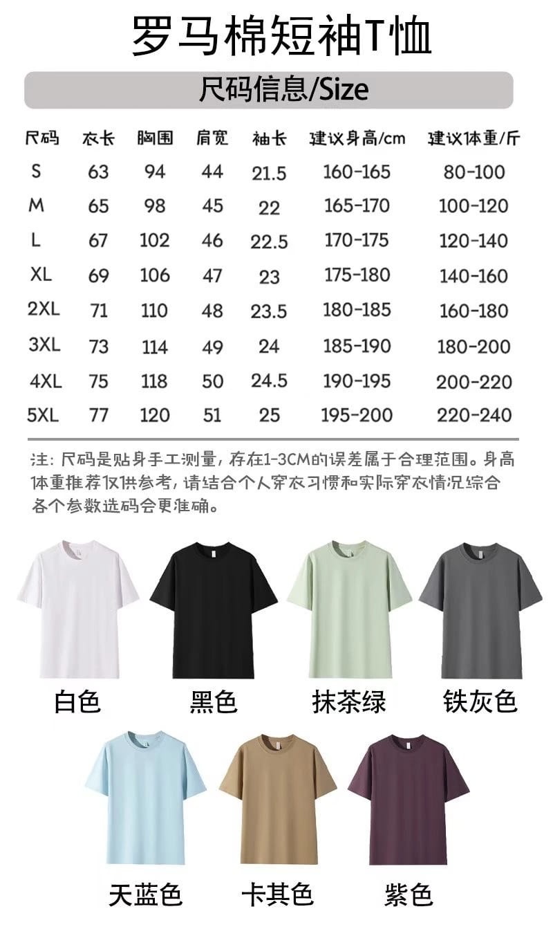 Combed Cotton Crew-Neck T-Shirt Collection