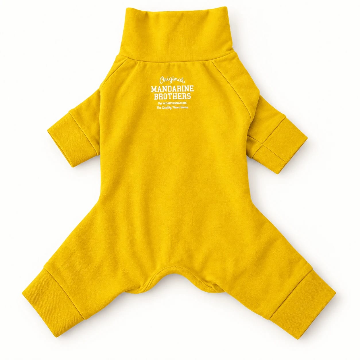 yellow pet raincoat