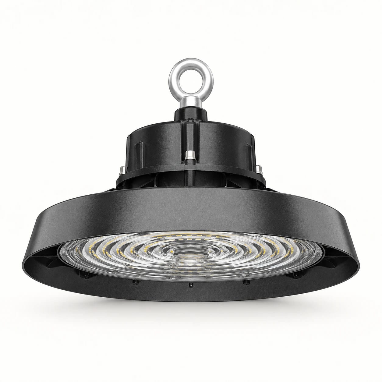 black industrial high bay light