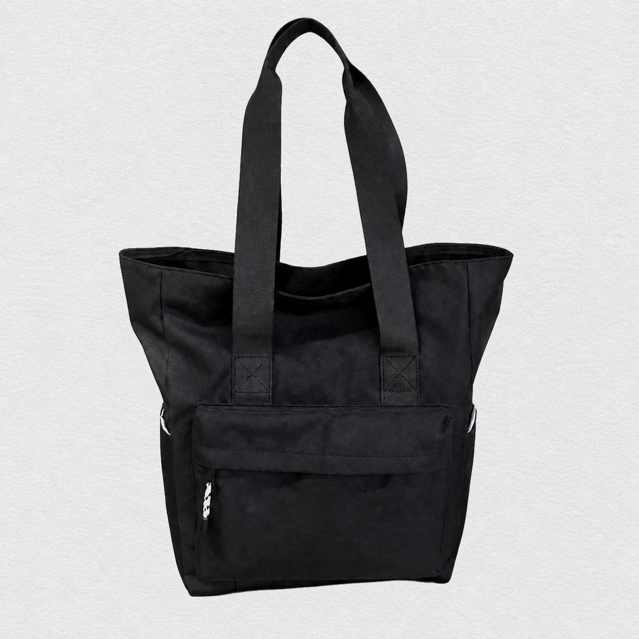 Black Jacquard Utility Tote